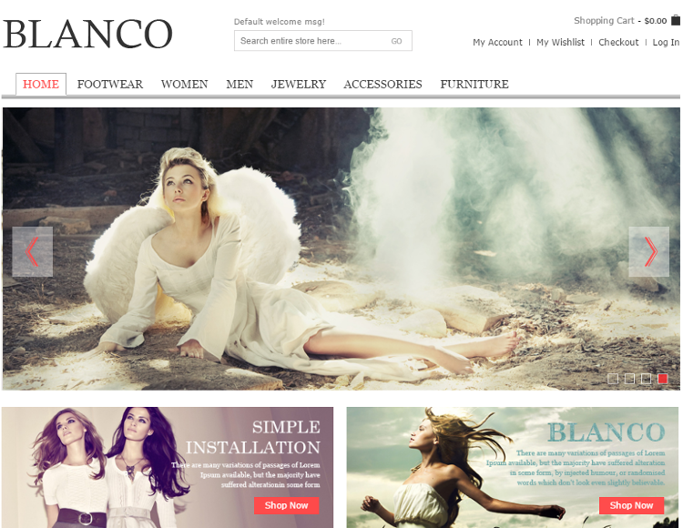 Blanco Magento Theme Blanco Magento Theme