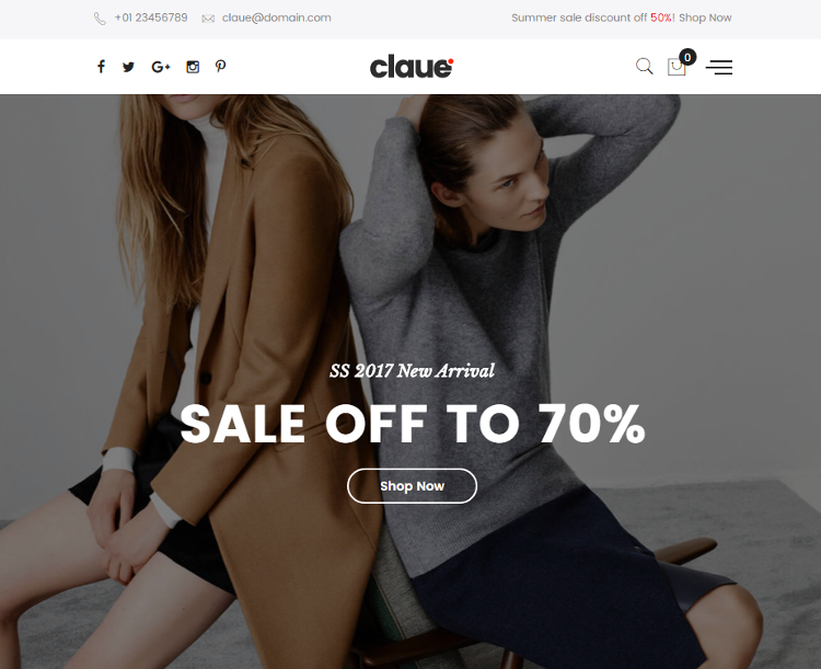 Claue Magento Theme