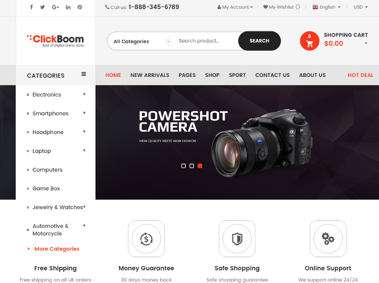 ClickBoom Magento Theme ClickBoom Magento Theme