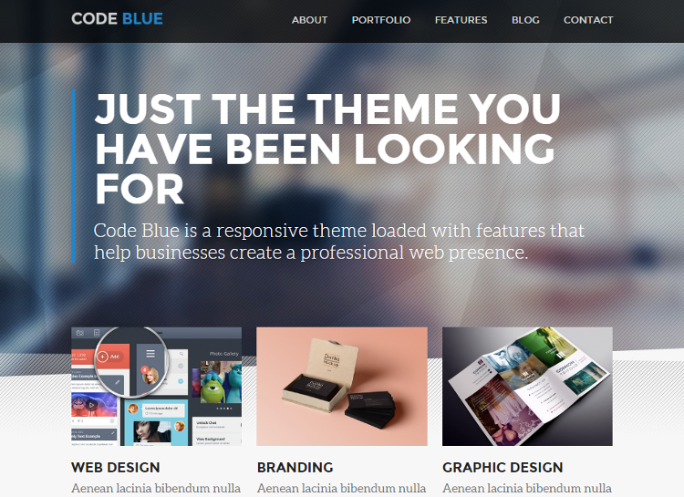 Code Blue Mura CMS Theme Code Blue Mura CMS Theme