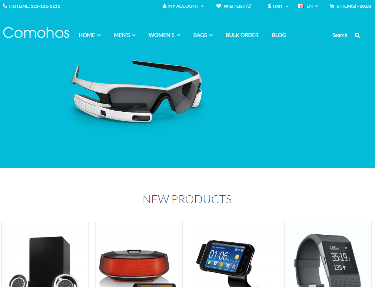 Comohos Electronics Store OpenCart Theme Comohos Electronics Store OpenCart Theme