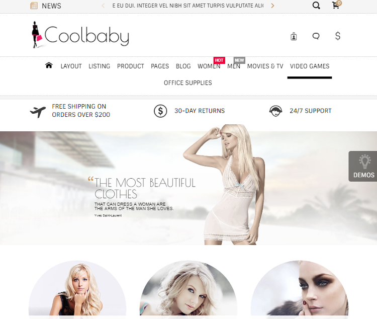 Coolbaby CS-Cart Theme Coolbaby CS-Cart Theme