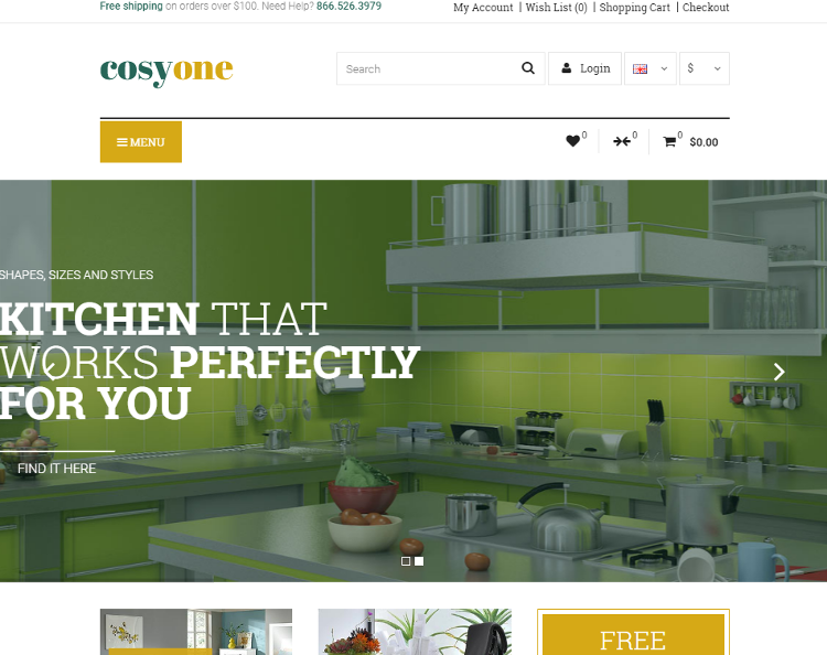 CosyOne Furniture Store OpenCart Theme CosyOne Furniture Store OpenCart Theme