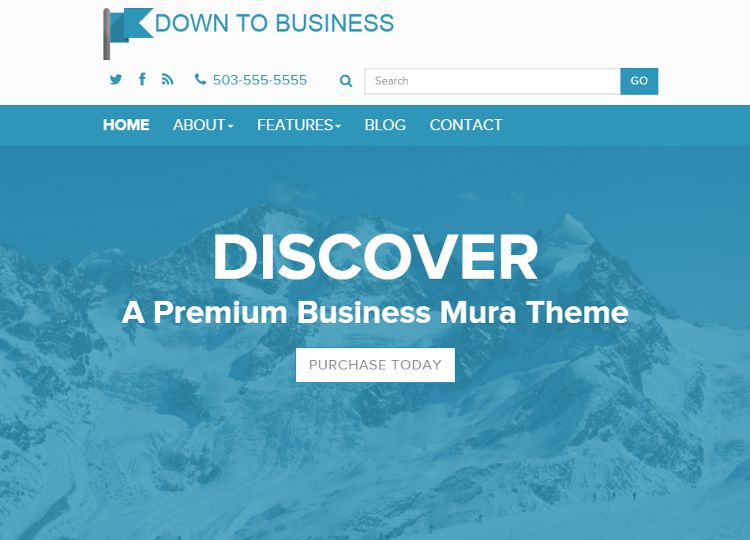 Down to Business Mura CMS Theme Down to Business Mura CMS Theme