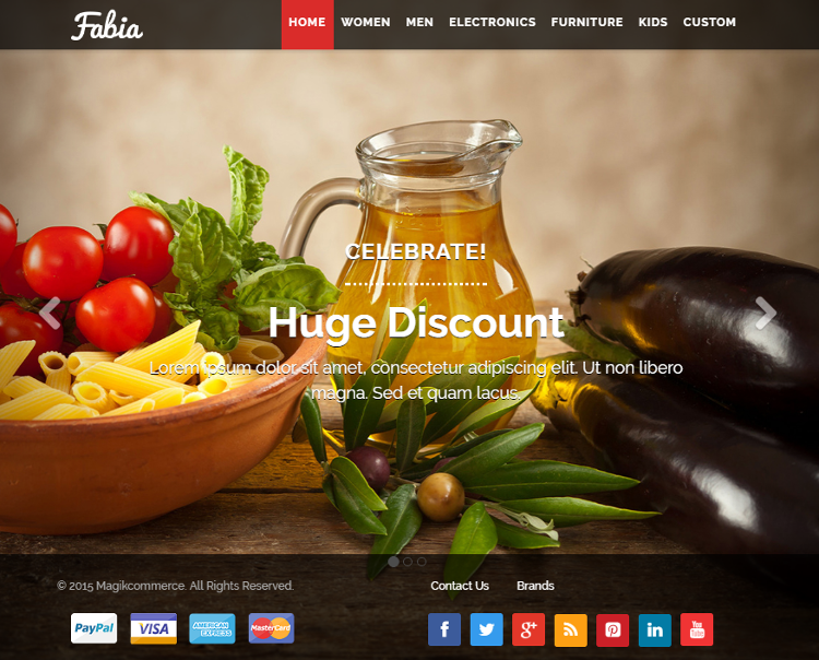 Fabia OpenCart Theme Fabia OpenCart Theme