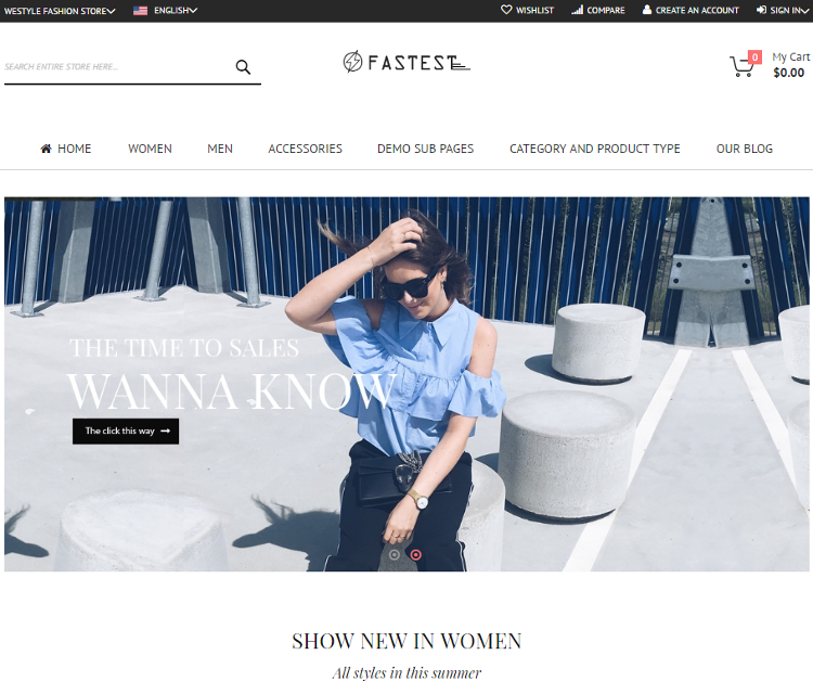 Fastest Magento Theme