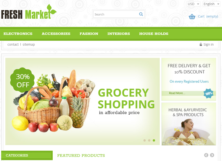 Fresh Market PrestaShop Theme