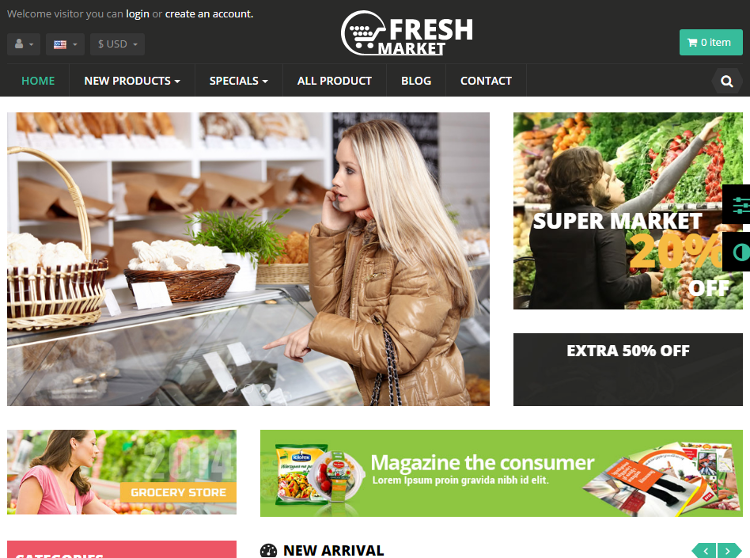 Fresh Store PrestaShop Theme