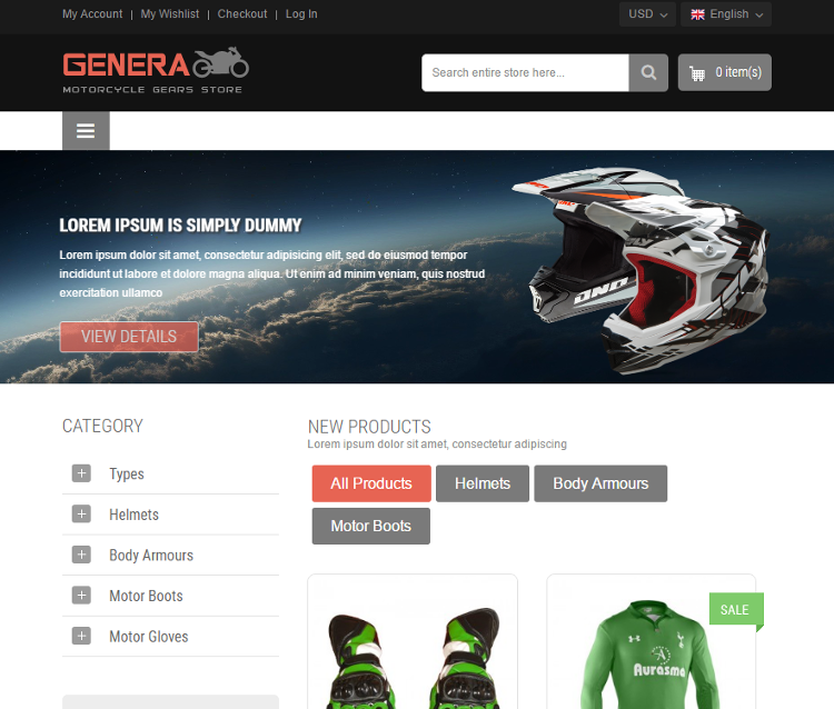 Genera Magento Theme Genera Magento Theme