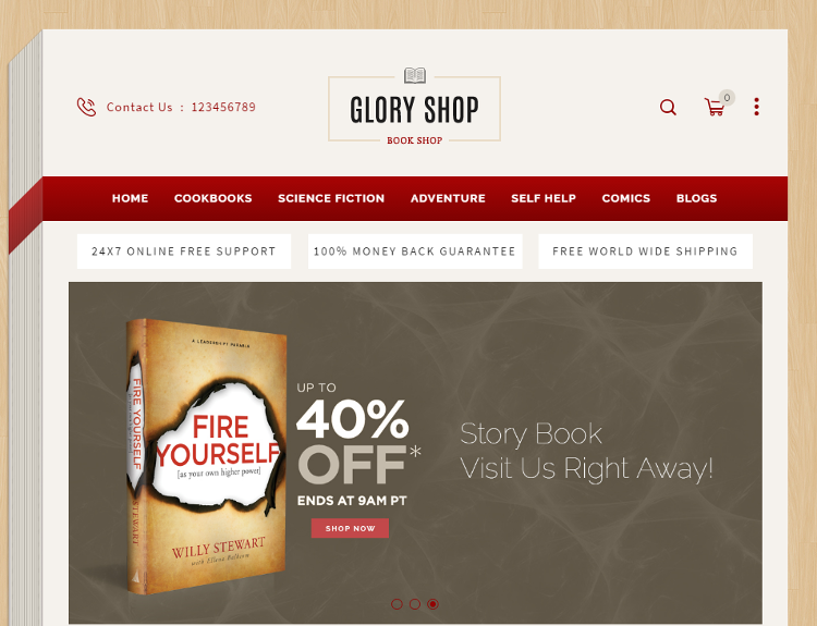 Glory Shop OpenCart Theme Glory Shop OpenCart Theme