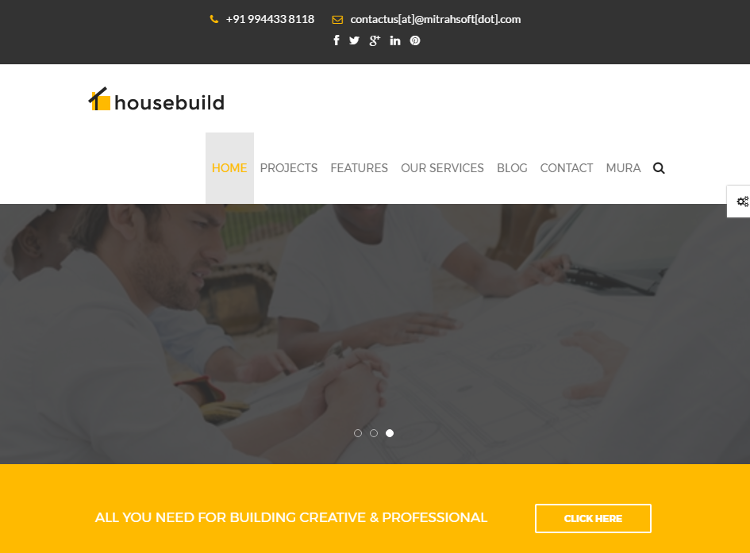 Housebuild Mura CMS Theme Housebuild Mura CMS Theme