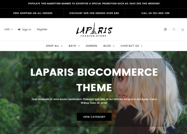 LaParis BigCommerce Theme LaParis BigCommerce Theme