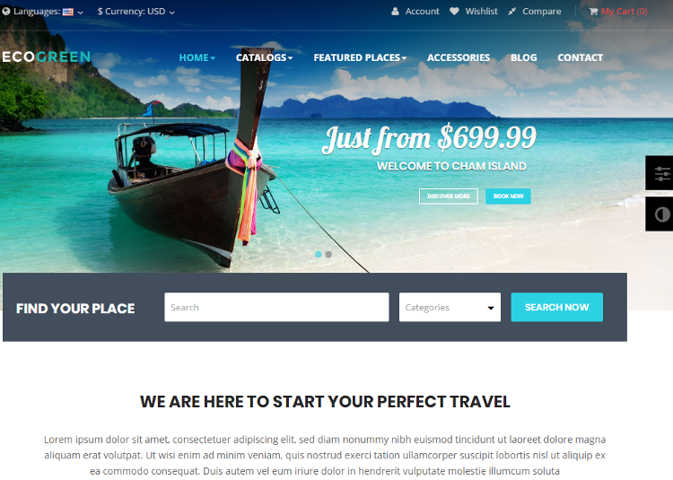 Leo Ecogreen PrestaShop Theme Leo Ecogreen PrestaShop Theme