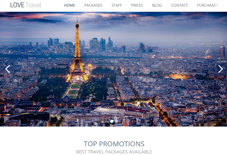 Love Travel Webflow Template