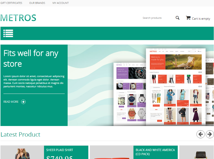 METROS CS-Cart Theme METROS CS-Cart Theme