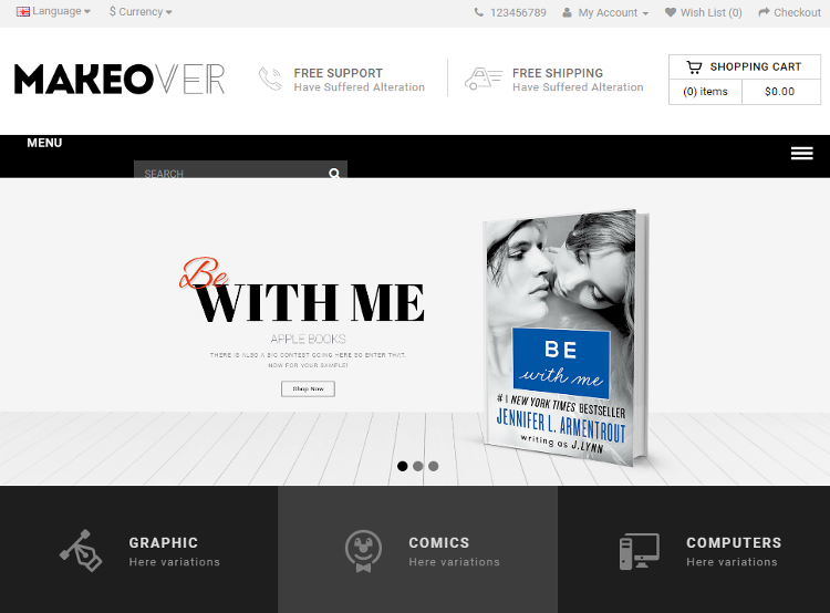 Makeover OpenCart Theme Makeover OpenCart Theme