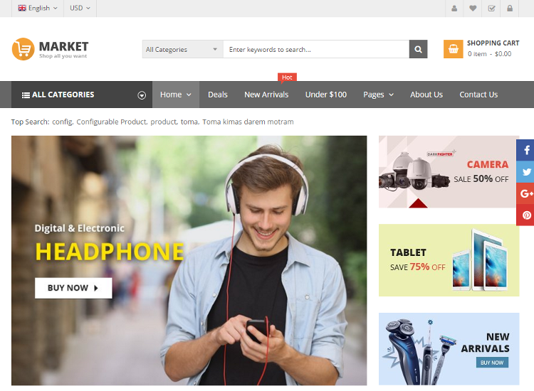 Market Magento Theme Market Magento Theme
