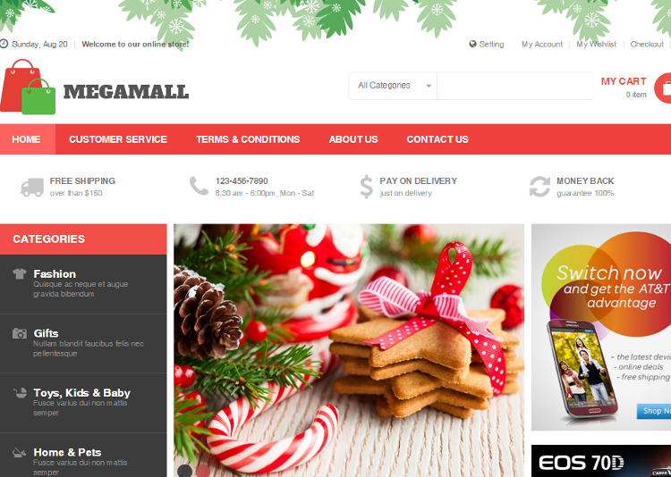 MegaMall Magento Theme MegaMall Magento Theme