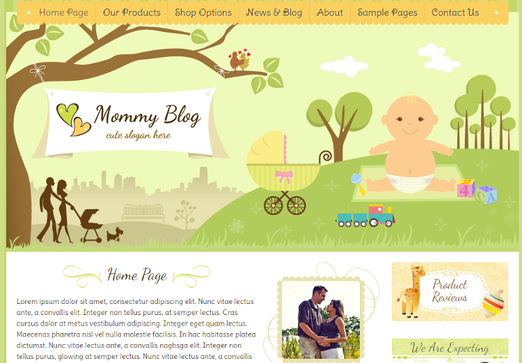 Mommy Blog WordPress Theme Mommy Blog WordPress Theme