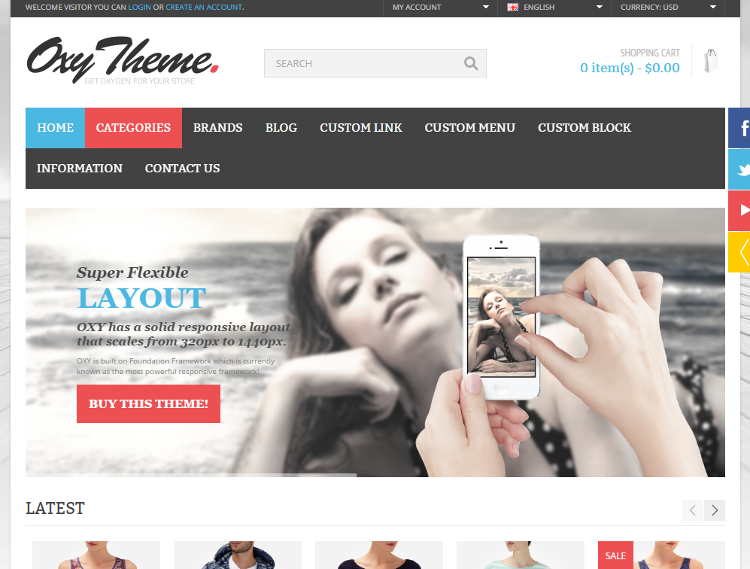 OXY OpenCart Theme OXY OpenCart Theme