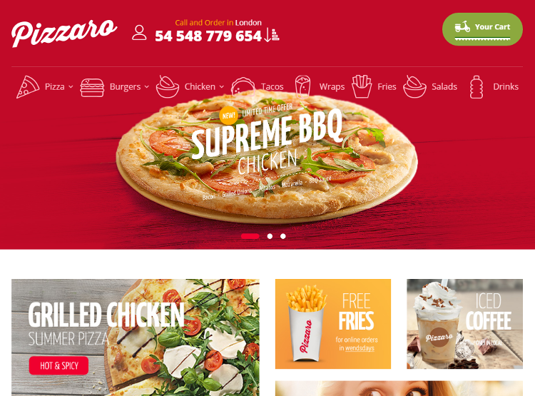 Pizzaro Magento Theme Pizzaro Magento Theme