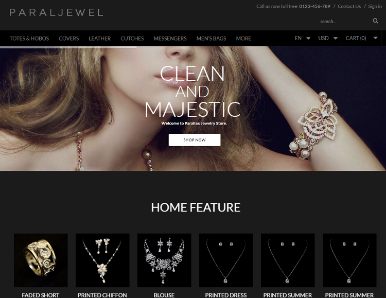 Premium Responsive Jewelry Store PrestaShop Theme