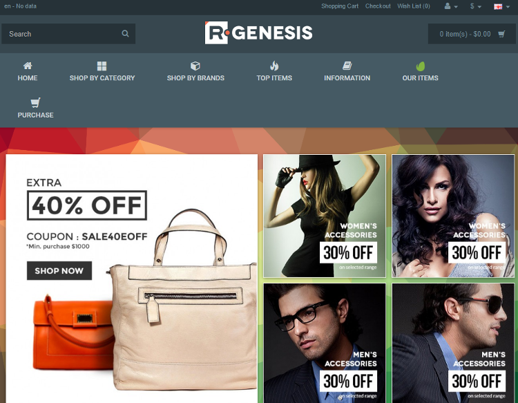 R.Gen OpenCart Theme R.Gen OpenCart Theme