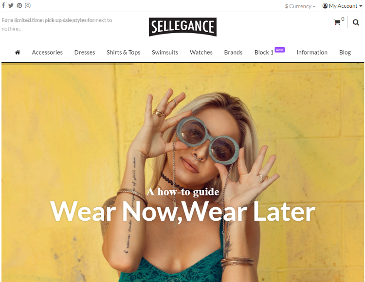 Sellegance OpenCart Theme Sellegance OpenCart Theme