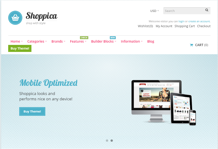 Shoppica OpenCart Theme Shoppica OpenCart Theme