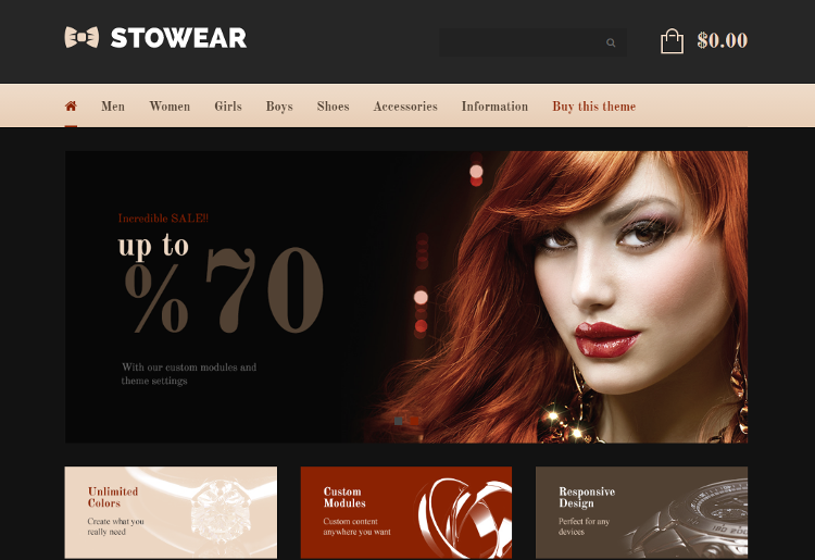 Stowear Jewelry OpenCart Theme Stowear Jewelry OpenCart Theme