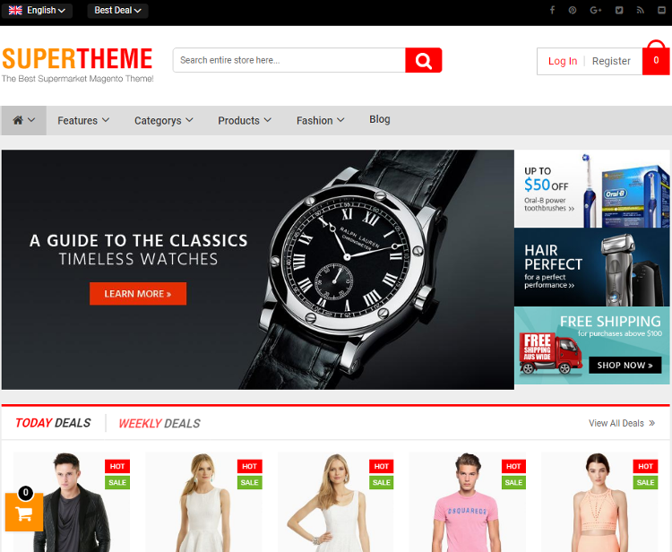 SuperTheme Magento Theme SuperTheme Magento Theme