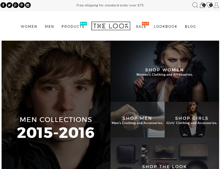 The Look WordPress Theme The Look WordPress Theme