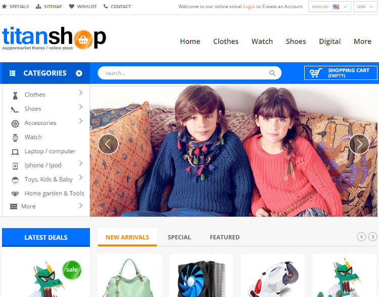 TitanShop PrestaShop Theme TitanShop PrestaShop Theme