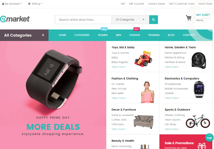Ves Emarket Magento Theme Ves Emarket Magento Theme