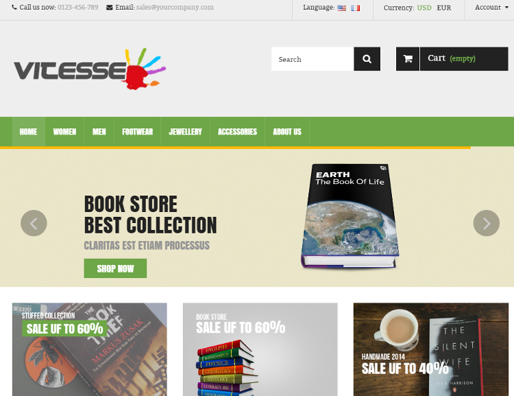 Vitesse PrestaShop Theme Vitesse PrestaShop Theme