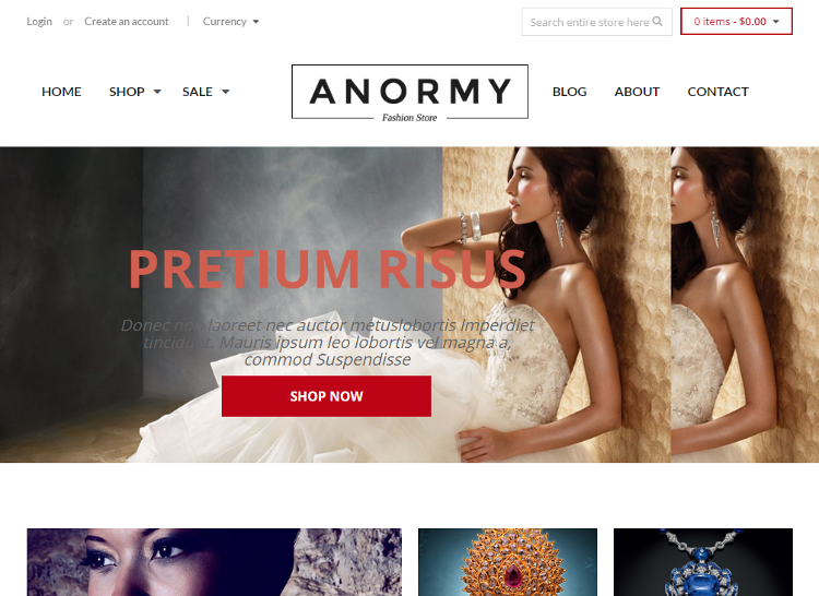 Anormy Shopify Theme Anormy Shopify Theme