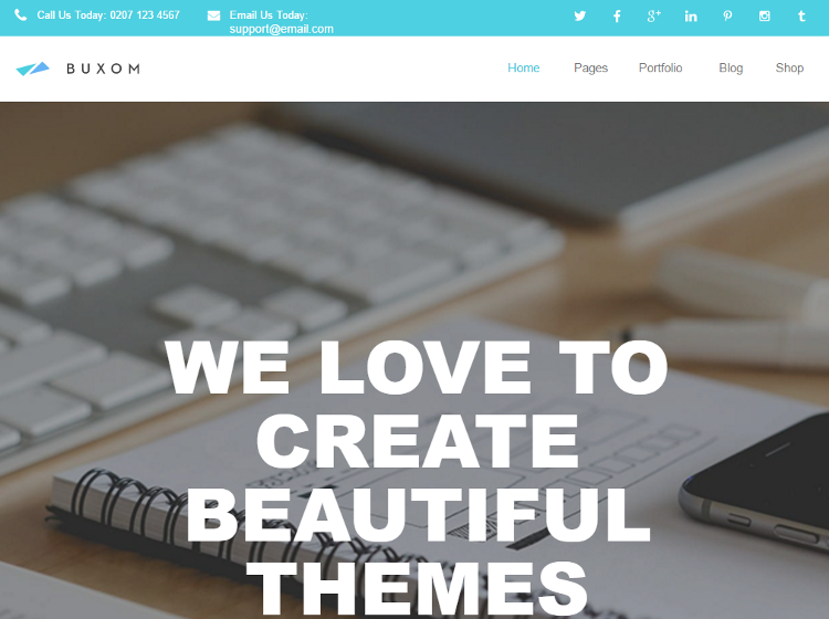 Buxom Adobe Muse Template Buxom Adobe Muse Template