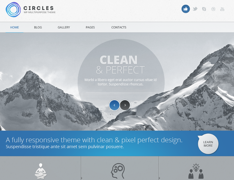 Circles PSD Template Circles PSD Template