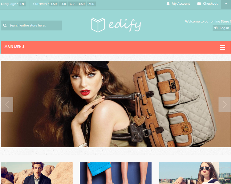 Edify Zen Cart Template Edify Zen Cart Template