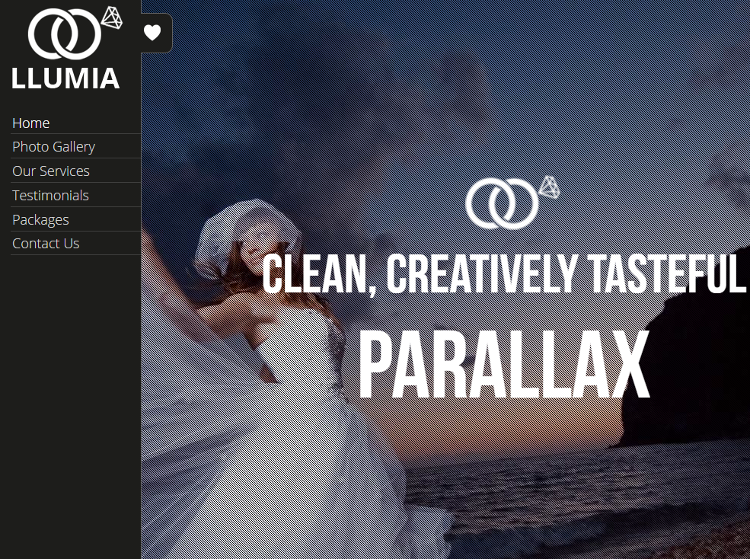 LLUMIA Adobe Muse Template LLUMIA Adobe Muse Template