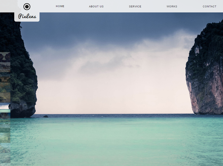 PixLens Adobe Muse Template