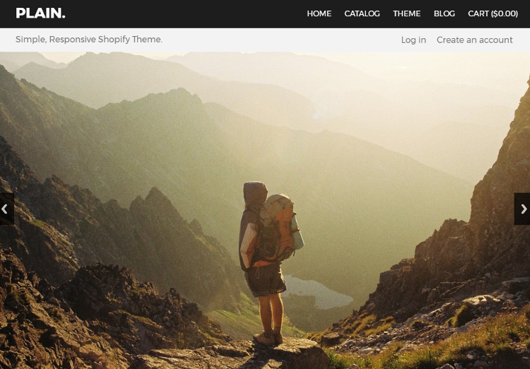 Plain Shopify Theme