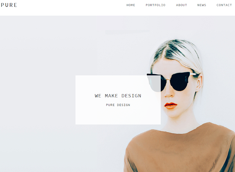 Pure Adobe Muse Template Pure Adobe Muse Template