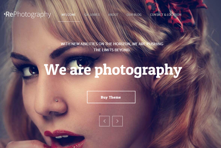 RePhoto Adobe Muse Template