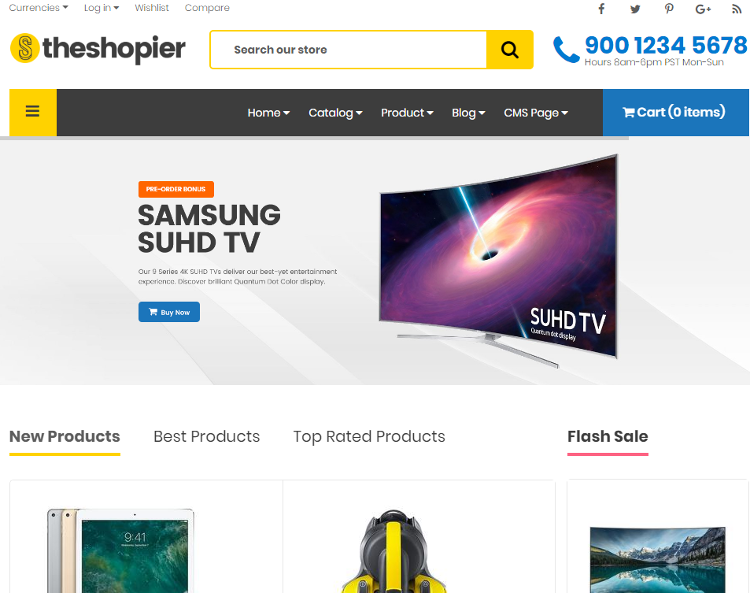 SHOPIER Electronics Store Shopify Theme SHOPIER Electronics Store Shopify Theme