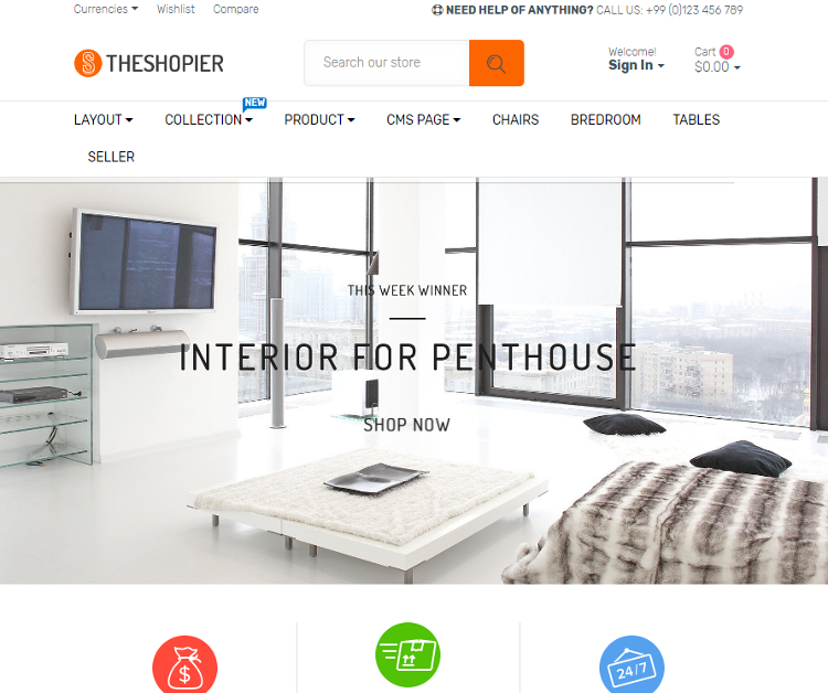 SHOPIER Furniture Store Shopify Theme SHOPIER Furniture Store Shopify Theme