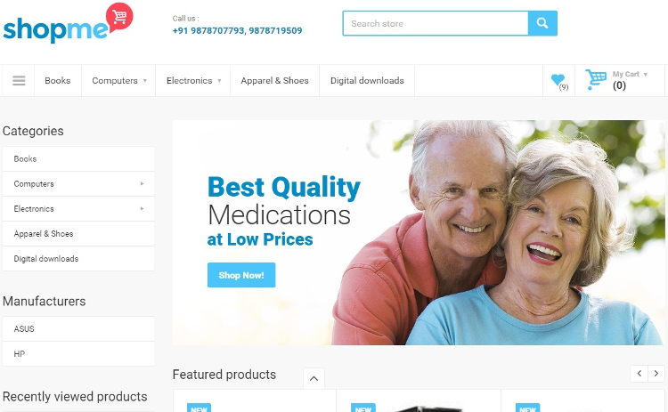 ShopMe NopCommerce Theme ShopMe NopCommerce Theme