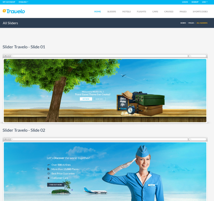 Travelo PSD Template Travelo PSD Template