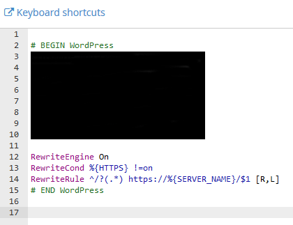 Enable Automatic redirect by using .htaccess file