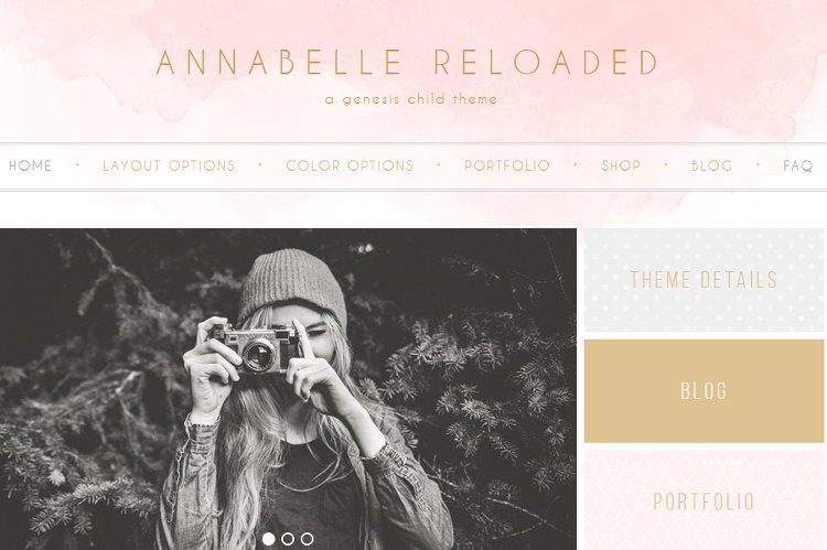 Annabelle Reloaded WordPress Genesis Child Theme